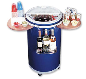 Photo of Summit PCC50 Round Outdoor Party Refrigerator