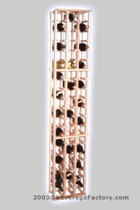 Photo of Country Pine Individual 63 Bottle Wine Rack