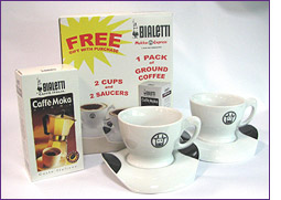 FREE Gift Pack with Purchase of Bialetti Mukka Express 2-Cup Stovetop Coffee Maker