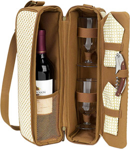 Sunset Bahamas Single Bottle Wine Carrier