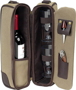 Hudson Single-Bottle Wine Carrier