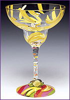 Love My Margarita Banana Glass