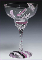 Love My Margarita Pink Cadillac Glass