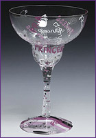 Love My Margarita Princess Glass
