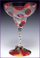 Love My Margarita Strawberry Glass