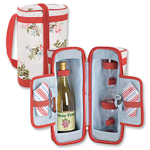Photo of Picnic Time Estate Rose Edition Insulated Wine Tote