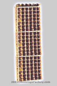 Photo of Premium Redwood Individual 126 Bottle Wine Rack