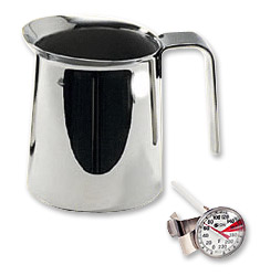 Frothing Pitcher and Thermometer