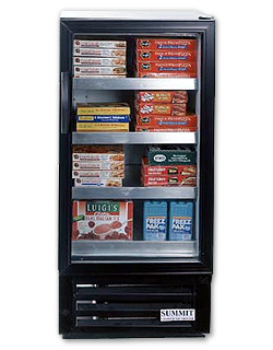 Photo of Summit SCFU-750 Glass Door Upright Freezer