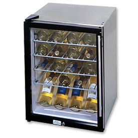 Photo of Summit SCR-310L-WC-CSS Stainless Steel 24-Bottle Wine Cooler