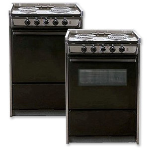 Photo of Summit TEM619R 24-inch Black Slide-in Electric Range