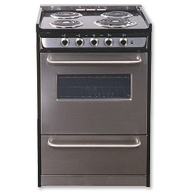 Photo of Summit TEM630R 24-inch Stainless Steel Electric Range
