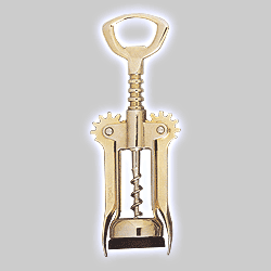 Photo of Wing Corkscrew - Auger Worm, Brass Plated
