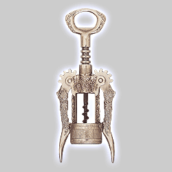 Photo of Burnished Grape Design Wing Corkscrew - Auger Worm