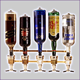 5 Bottle Elite Wall Mount