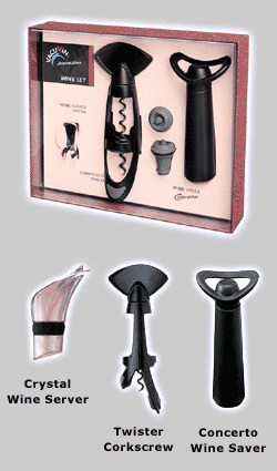 Photo of Vacu Vin Concerto Wine Gift Set (Concerto, Twister, Crystal Pourer)