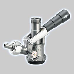 Photo of 7485E D System Keg Tap Coupler - Black Lever Handle