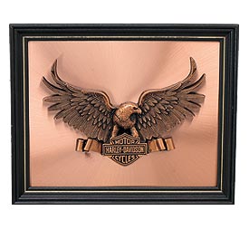 Photo of Harley-Davidson Copper Eagle Wall Art