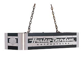 Photo of Harley-Davidson Midnight Chrome Billiard Lamp