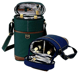 Photo of Two Bottle Canvas Wine Carrier