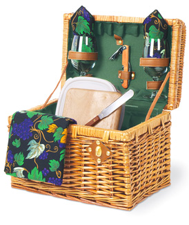 Photo of Napa Willow Picnic Basket for Two