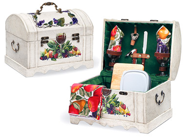 Photo of Florence Wine & Cheese Picnic Chest