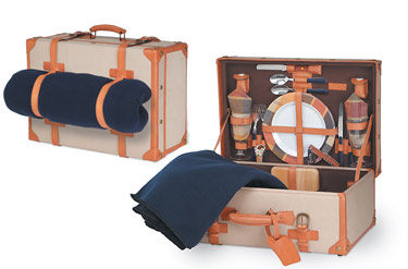Photo of Picnic Time Discovery Suitcase-Style Picnic Basket for Two