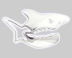 Photo of Cork Pops Magnetic Chrome Shark Foil Cutter