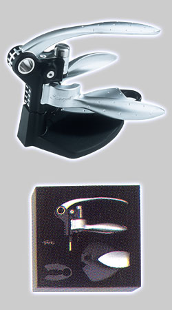 Photo of Screwpull Elegance Lever Corkscrew Gift Box Set with Foilcutter & Stand