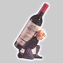 Photo of Kneeling Butler Wine Bottle Holder