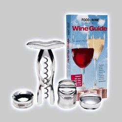 Photo of Metrokane 2688 Dazzler Wine Tool Kit with Food & Wine Guide