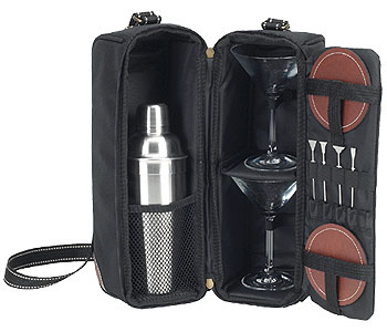 Photo of   Martinis For Two Travel Bartool Set