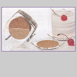 View Larger Image of Acrylic Coasters & Stand (Set of 6)