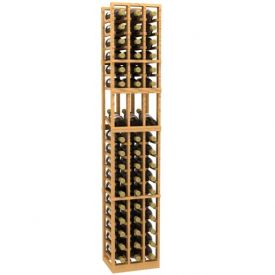 Enlarge Allavino 3 Column 51 Individual Bottle Display Wood Wine Rack