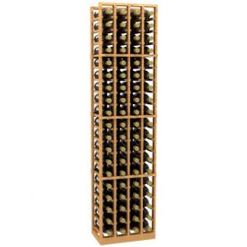 Enlarge Allavino 4 Column 76 Individual Bottle Wood Wine Rack