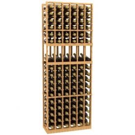 Enlarge 6 Column Display Wood Wine Rack