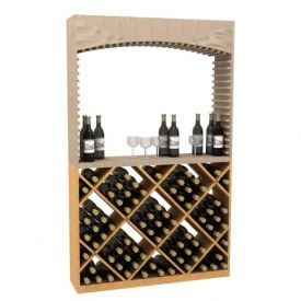 Enlarge Allavino Diamond Wood Wine Bin for Archway