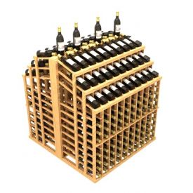 Enlarge Allavino Commercial Triple Reveal Aisle 440 Bottle Wood Wine Rack