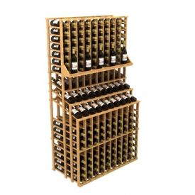 Enlarge Allavino Commercial Triple Tier 300 Bottle Wood Wine Rack