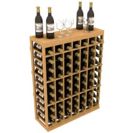 Enlarge Allavino 70 Bottle Individual Half Wood Wine Rack with Table Top