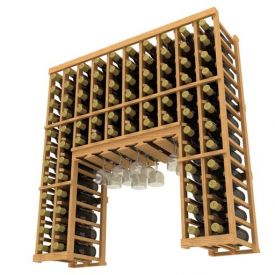 Enlarge Stackable Wine Rack with Glass Rack