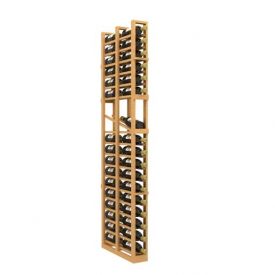 Enlarge Allavino Double Deep 1 Column 34 Bottle Wood Wine Rack with Display Row