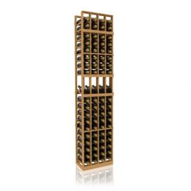 Enlarge Allavino 7' Four Column 76 Bottle Wood Wine Rack with Display Row