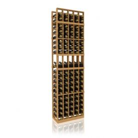 Enlarge Allavino 7' Five Column 95 Bottle Wood Wine Rack with Display Row