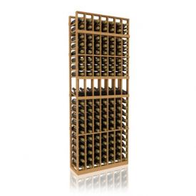 Enlarge 7' Seven Column Display Wood Wine Rack