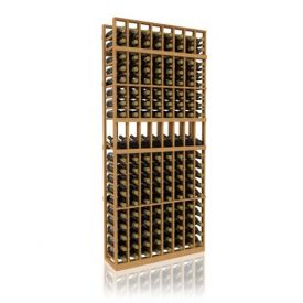 Enlarge 7' Eight Column Display Wood Wine Rack