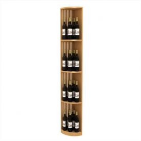 Enlarge Allavino Lattice Quarter Round Wood Wine Display