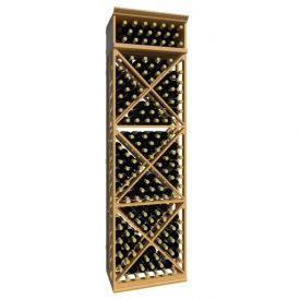 Enlarge 7' Lattice X-Cube Wine Rack