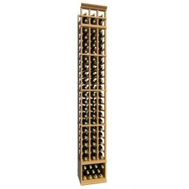 Enlarge Allavino 8' Three Column 69 Bottle Standard Wood Wine Rack