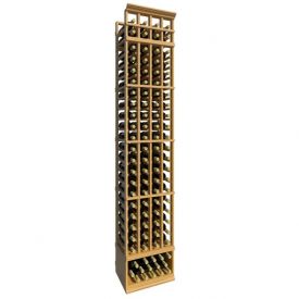 Enlarge Allavino 8' Four Column 92 Bottle Standard Wood Wine Rack